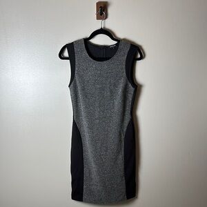 Kenneth Cole Sleeveless Gray and Black Dress